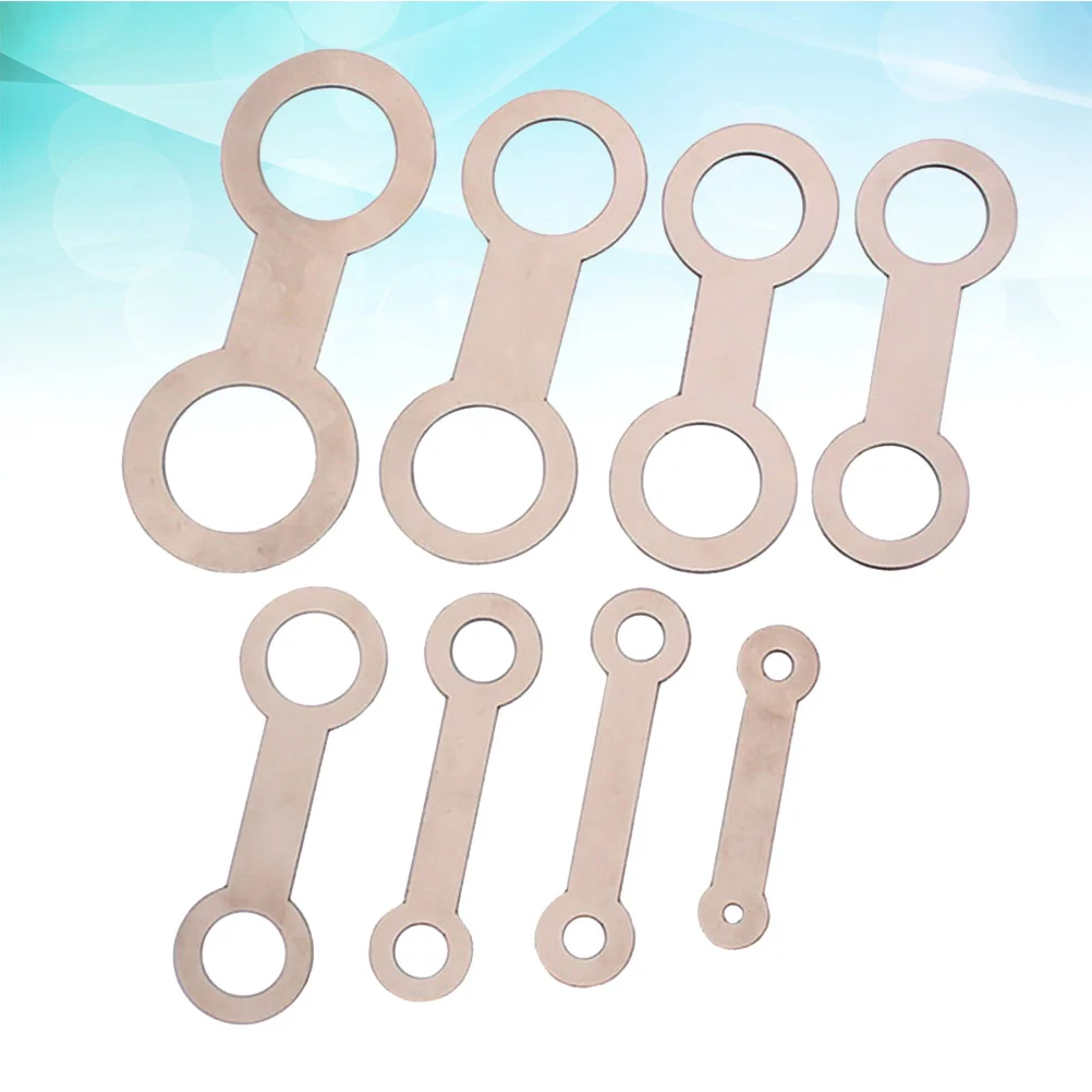 

8 PCS/Set Saxophone Adjustment Pad Leveling Tool Iron Repair Instrument Pads Musical Rings