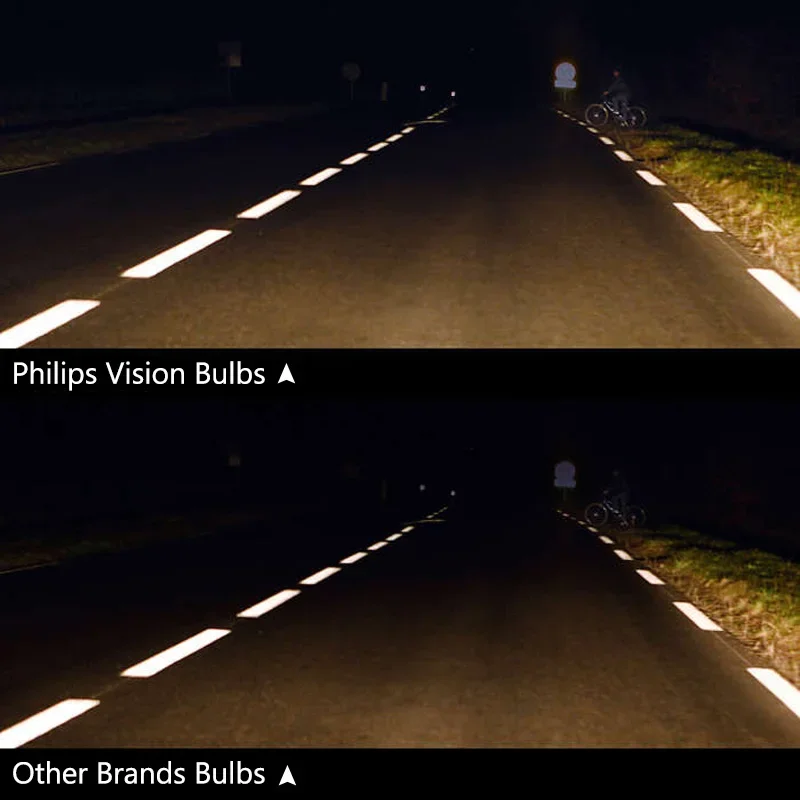 Philips 10PCS Vision H4 H7 H11 12V Standard Car Halogen Lamps Bright Original Headlight Auto Genuine Bulbs Wholesale 3