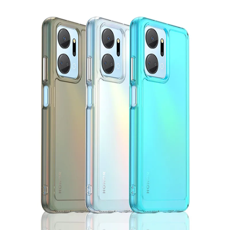 Per Honor X7A Case Soft Tpu Candy Color Bumper Shield On Honor X7A Cover Cover Posteriore Protettiva Per Honor X7A X8A X9A Funda