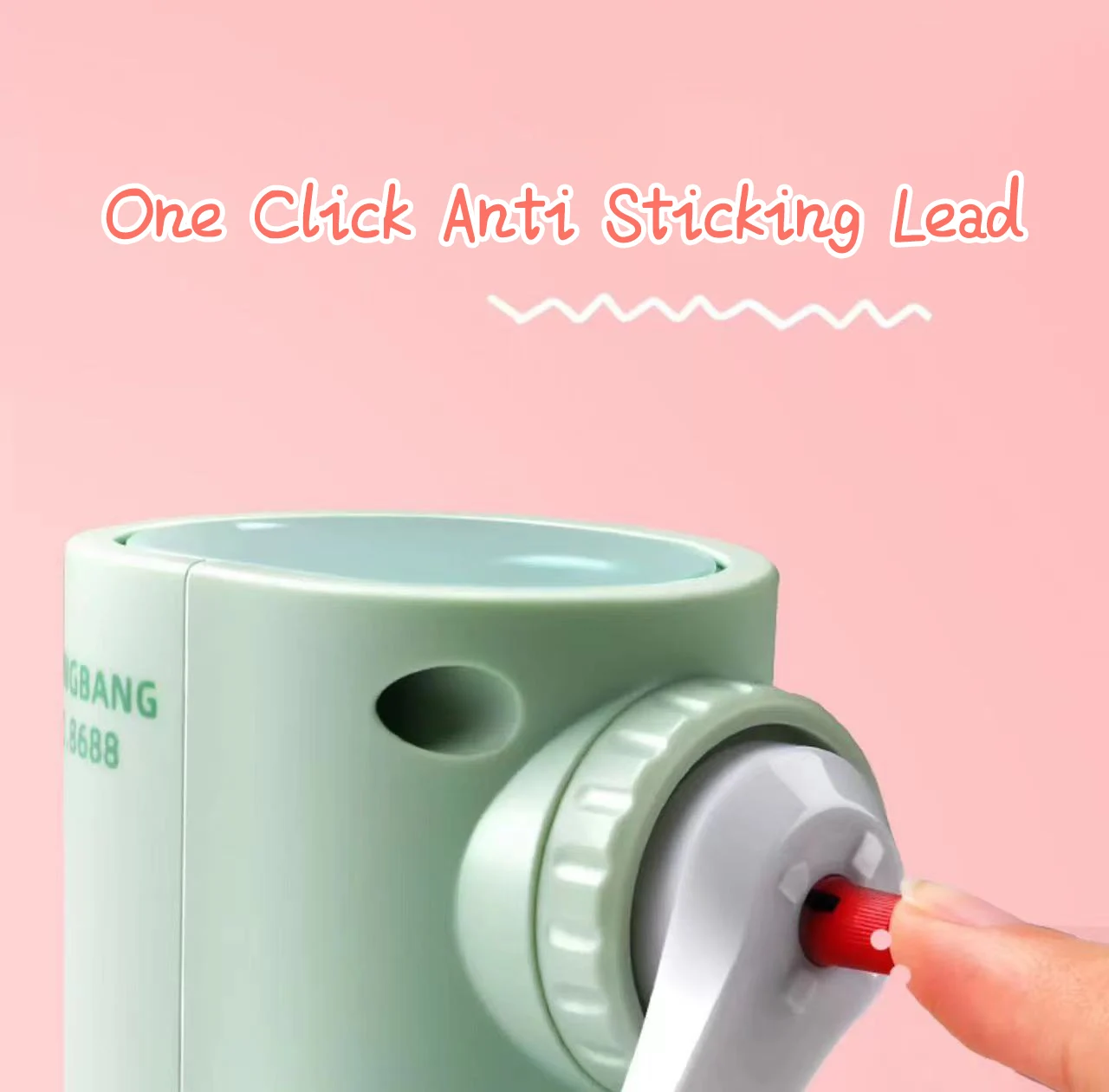 Adjustable Hand Cranked Pencil Sharpener for Students  Kids - Automatic Color Lead Drawing Feature