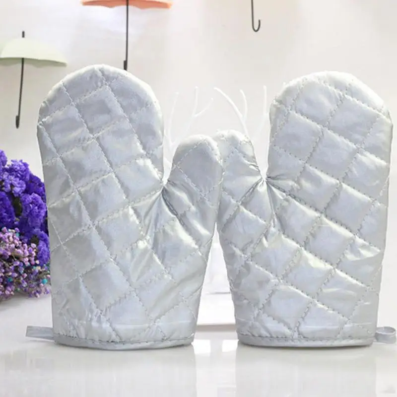 MicrowaveOvenGloveCottonBakingMittsHeatResistantHousehold