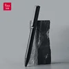 FIZZ Metal Gel Pen Rotating 0.5MM Black Ink Refills Singing Caneta High Value Creative ballpoint Stylo Writing Stationery Supply 1