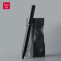 FIZZ Metal Gel Pen Rotating 0.5MM Black Ink Refills Singing Caneta High Value Creative ballpoint Stylo Writing Stationery Supply 1