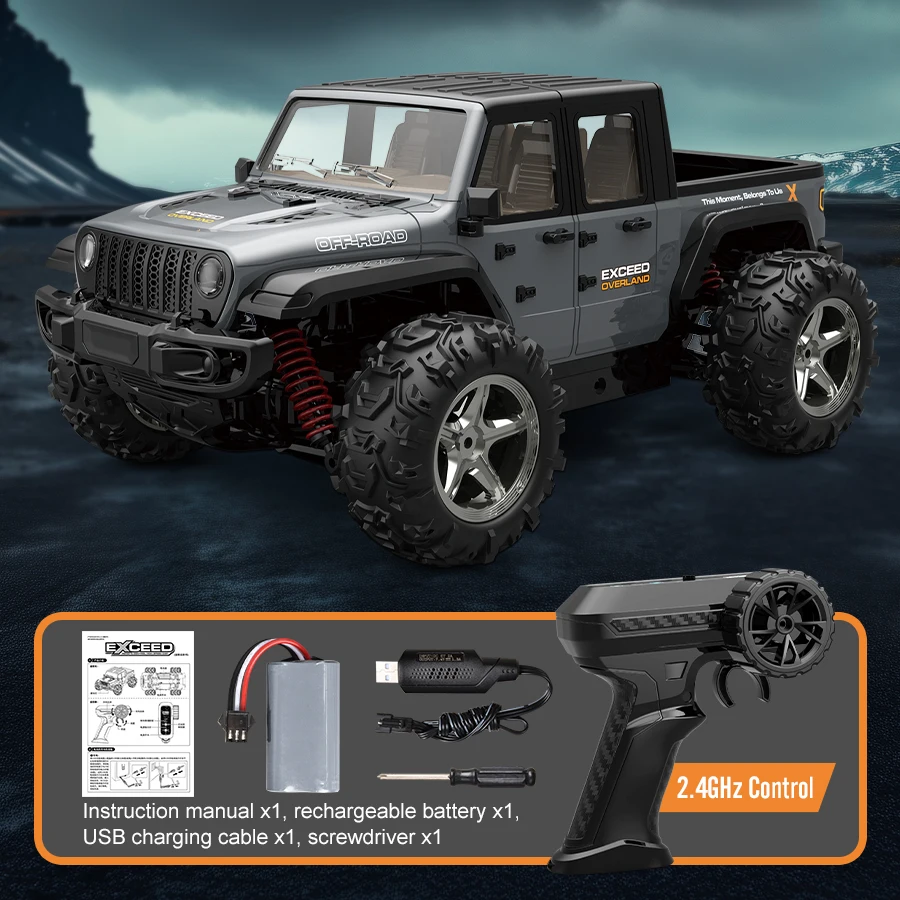 JJRC C8819 RC Cars 2.4G 4WD 30KM/H High Speed Remote Control Car Jeep Model Car Monster for Adults Kids Toys Gifts 6