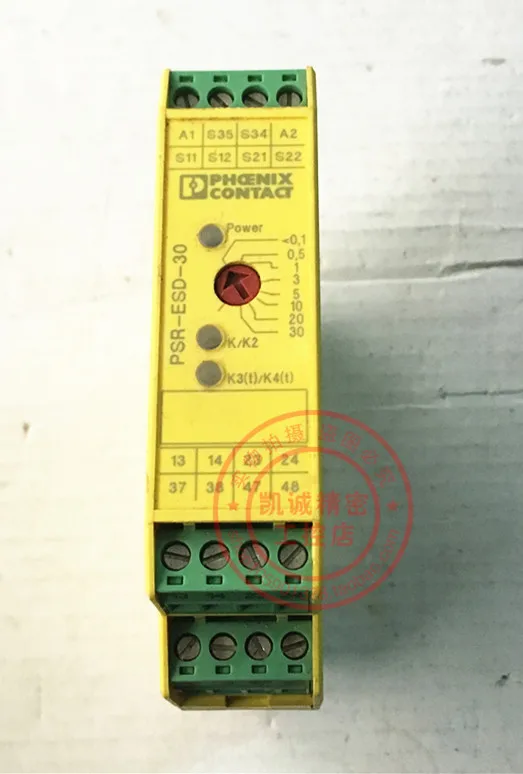 

Оригинальное реле безопасности Phoenix 2981800 Φ-24DC/ESD/4X1/30 Spot.