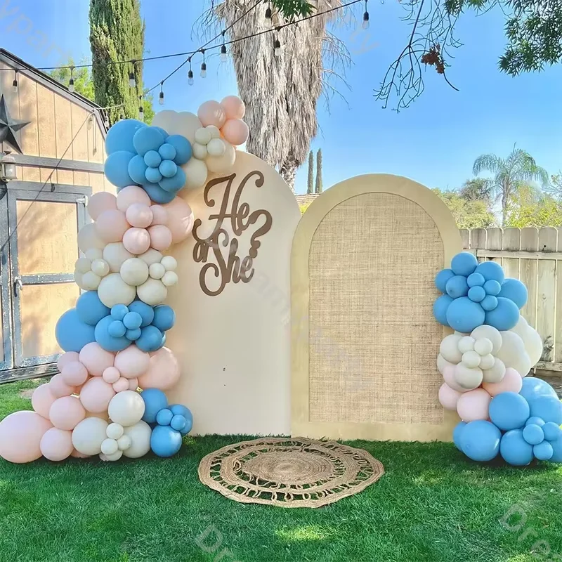 142pcs Pink Blue DIY Balloon Arch kit Baby Shower Gender Reveal Kid 1st Birthday Bride Wedding Anniversary Party Decoration
