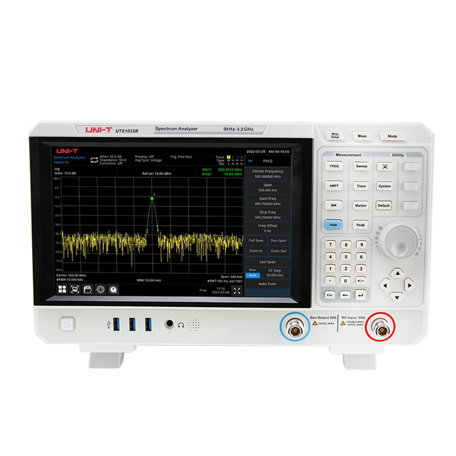 UNI-T-UTS1015B-UTS1032B-Bench-Spectrum-Analyzer-Automatic-Scanning-of ...