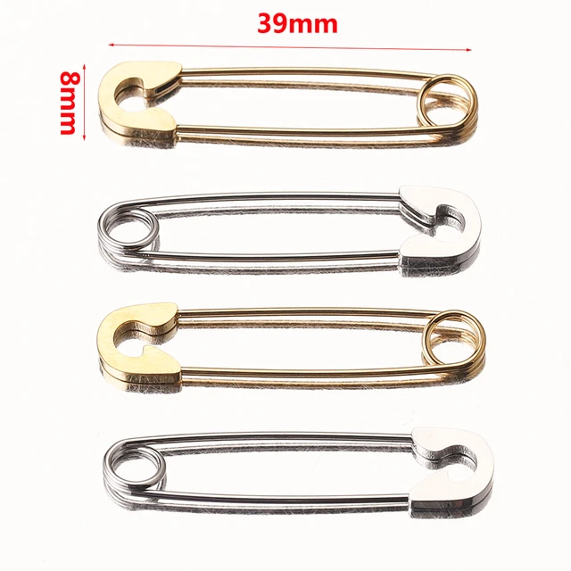 5PCS Gold Safety Pins Extra Large Heavy Duty Safety Blanket Pins for  Jewellery Making, Blankets, Skirts, Kilts, Knitted Fabric