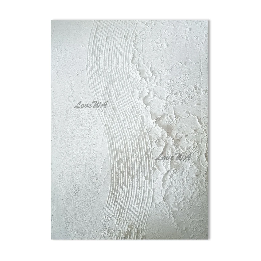 thumbnail image 1 of Pintura al óleo pintada a mano con líneas abstractas blancas y gruesas, decoración de pared moderna, diseño gris, pinturas acrílicas, lienzo artístico para pared, 1 of 5