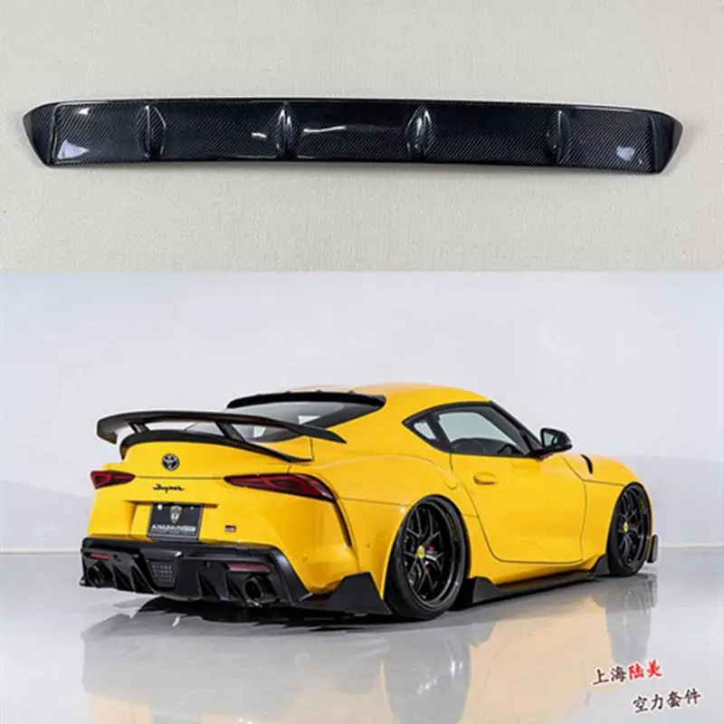 

For Toyota Supra A90 2019-2021 FRP Roof Spoiler Lip Car Styling Carbon Fiber / FRP Top Wing