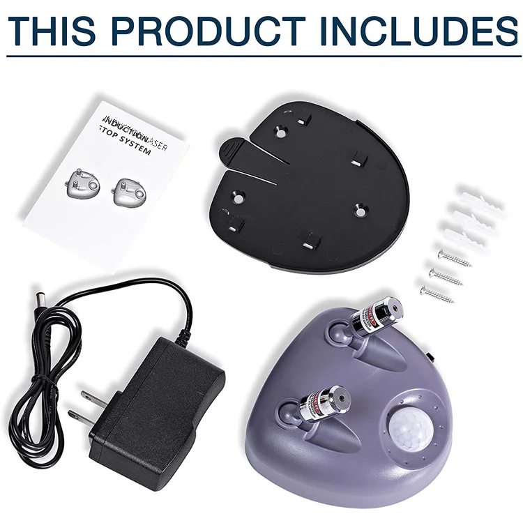 Cross-border New Product Garage Induction Laser Light Direct Battery Powered Parking Assistance Laser Parking Device