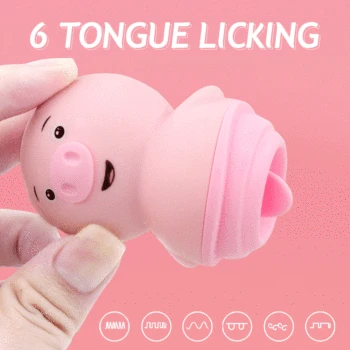 Sexy Pig Clitoris Licking Sucking Vibrator for Woman Clit Nipple Sucker Massager Blowjob Fast Orgasm Sex Toys Adult Erotic Goods 2