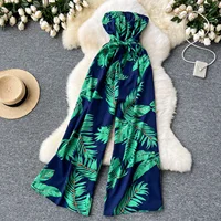 Women's Jumpsuit Elegant Sexy Suspender Printed Jumpsuits Casual Hip Waist Overalls Romper For Women Spring Summer 2024 - Image 6