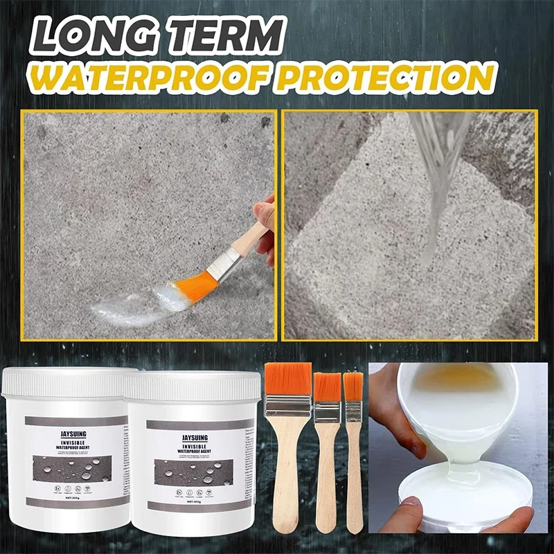 Super Waterdichte Coating Kit Agent Onzichtbare Lijm Bathroomtransparant Repareren Anti-Lekkage Sterke Binding Lijm