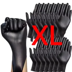 Black Disposable Gloves for Household and Kitchen Use - Multipurpose Cleaning and Cooking Tools (XL)