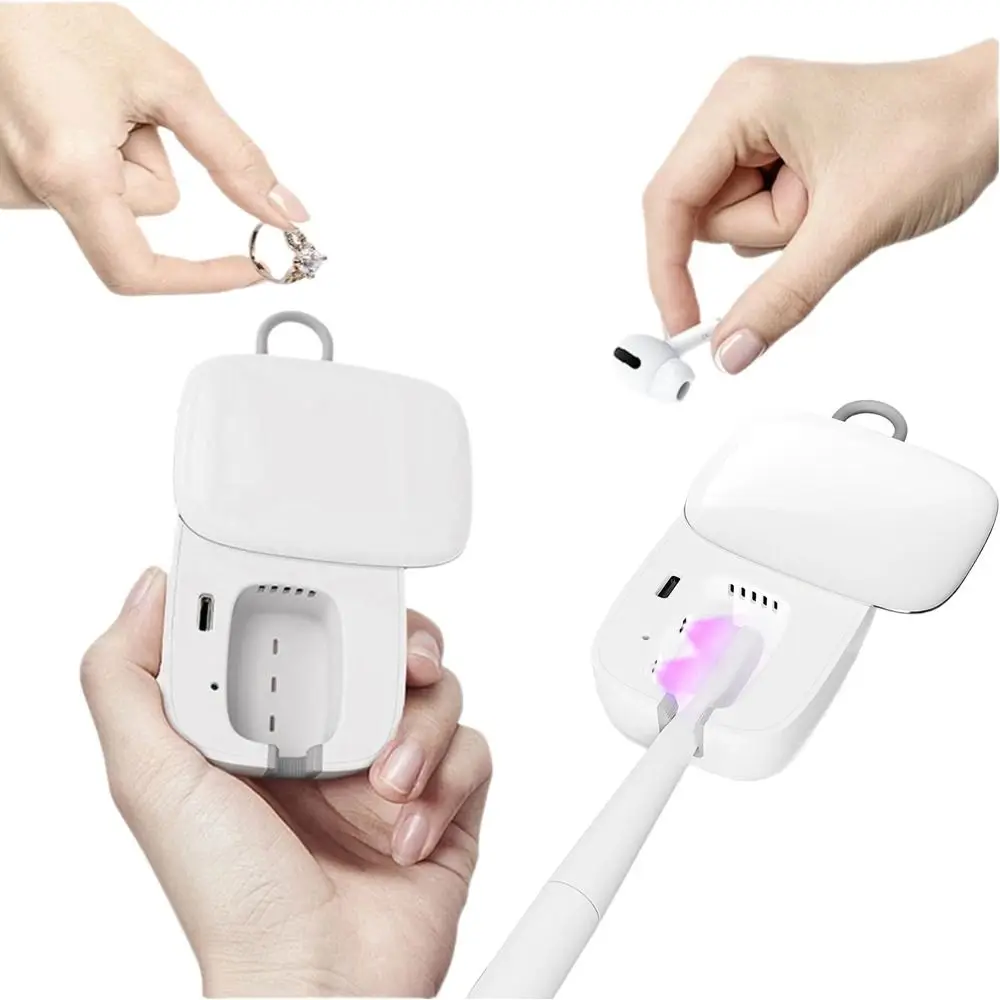 건조 살균 칫솔 상자 딥 클리닝 USB 충전 스마트 센서 칫솔 보관 케이스 다기..