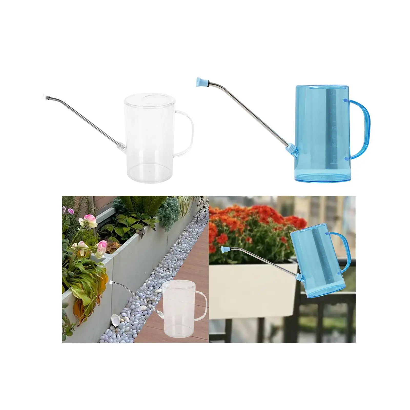 Watering Can Ergonomic Handle Gifts with Detachable Spray Head Indoor Watering Can for Lawn Indoor Garden Household Bonsai