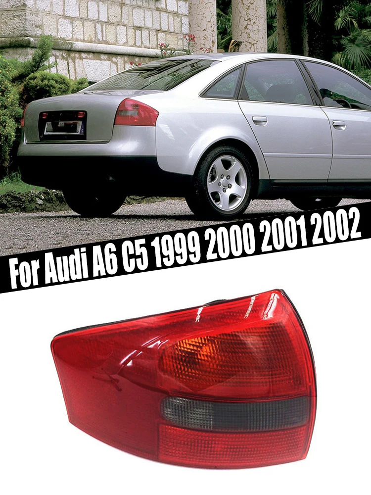 

Rear Tail Light Stop Brake Lamp NO Bulbs Taillight Housing Reverse Lampshade For Audi A6 C5 1999 2000 2001 2002 Car Accessories