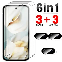 6 - in - 1 Anti - Scratch Camera Lens and Screen Protector Glass - Pixel 9 Pro (2Front 2Lens Glass)