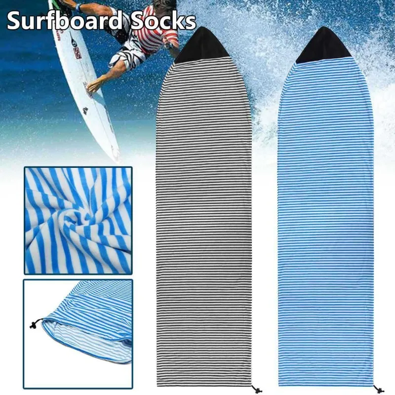 Surfboard Sock Cover Waterproof Protective Board Case Water Sports Accessories Standup Paddleboard 6.3''/6.6''/7'' For Surfing
