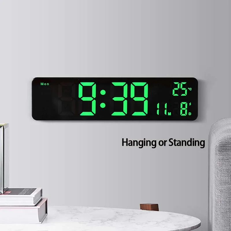 LED-Digital-Alarm-Clock-Snooze-Week-Temperature-Date-Display-USB-Wall ...