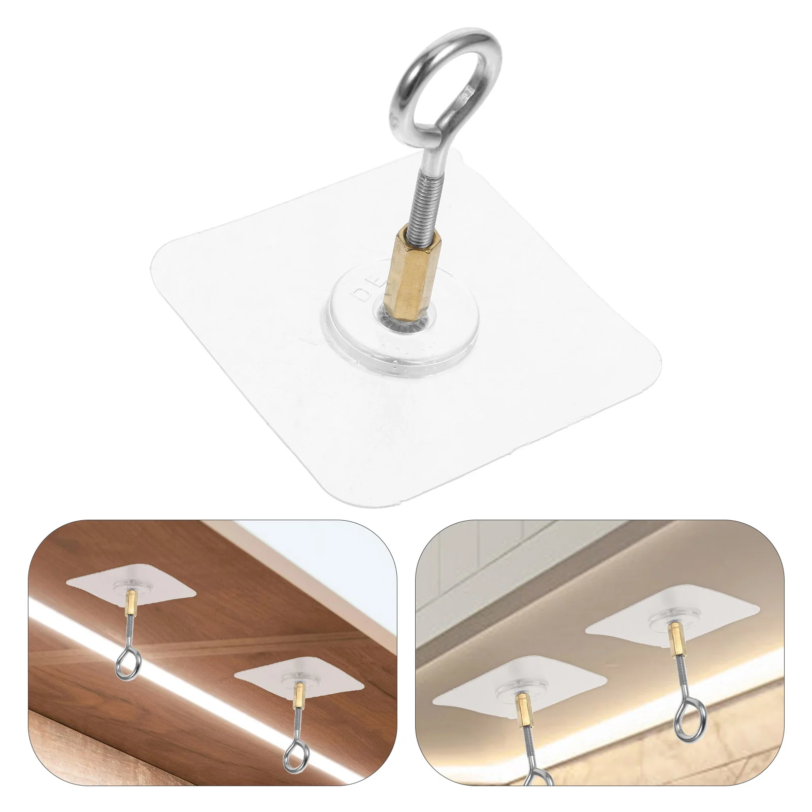 

12 Pcs Traceless Hook Decorative Wall Hooks Adhesive Heavy Duty No Drill Ceiling For Plants up