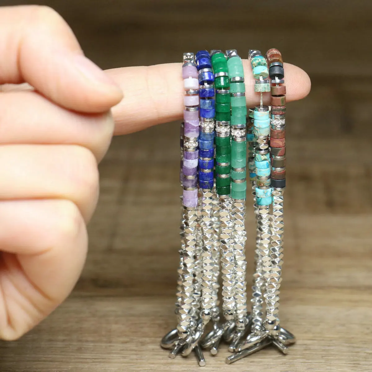 Montre et bracelet minimaliste acier inoxydable porté