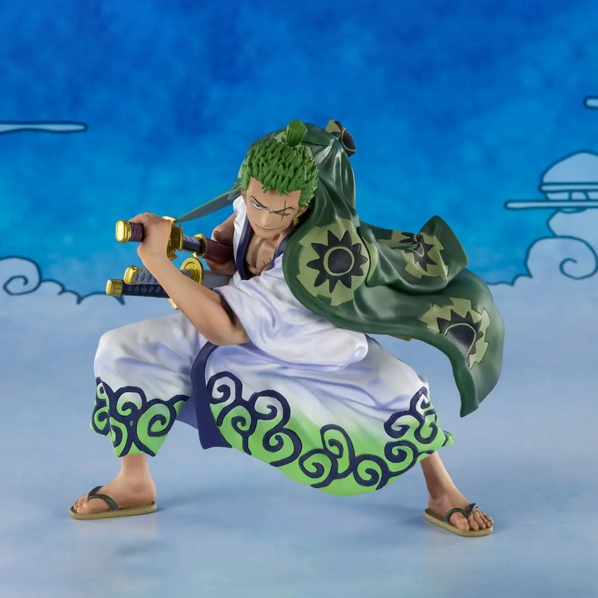 Original Bandai Figuarts Zero One Piece Anime Figure Wano Luffy