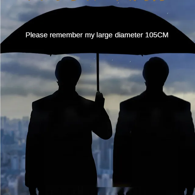 Szélálló Led -Es Könnyű Automatikus Esernyő Eső Nők Férfi Fordított 10K Esernyők - Image 5