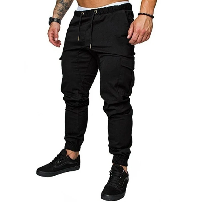 Description Picture 3 of itemMen Fashion Loose Long Pants Jogging Sweatpants Joggers Pants Casual Sports Wear Jogging Pants