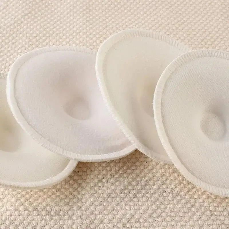 4 Pcs Skin-friendly Breast Pads Anti-overflow Nursing Pad Breastfeeding Absorbency Mom Prenatal Postnatal Supplies 5