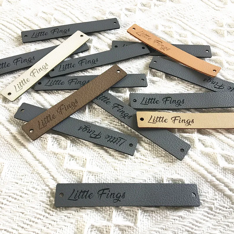 Custom Small Labels With Rivet, Knitting Beanie Tags, Personalized Leather  Tags, Crochet Tags, Leather Label for Knitted Items, Handmade Tag 