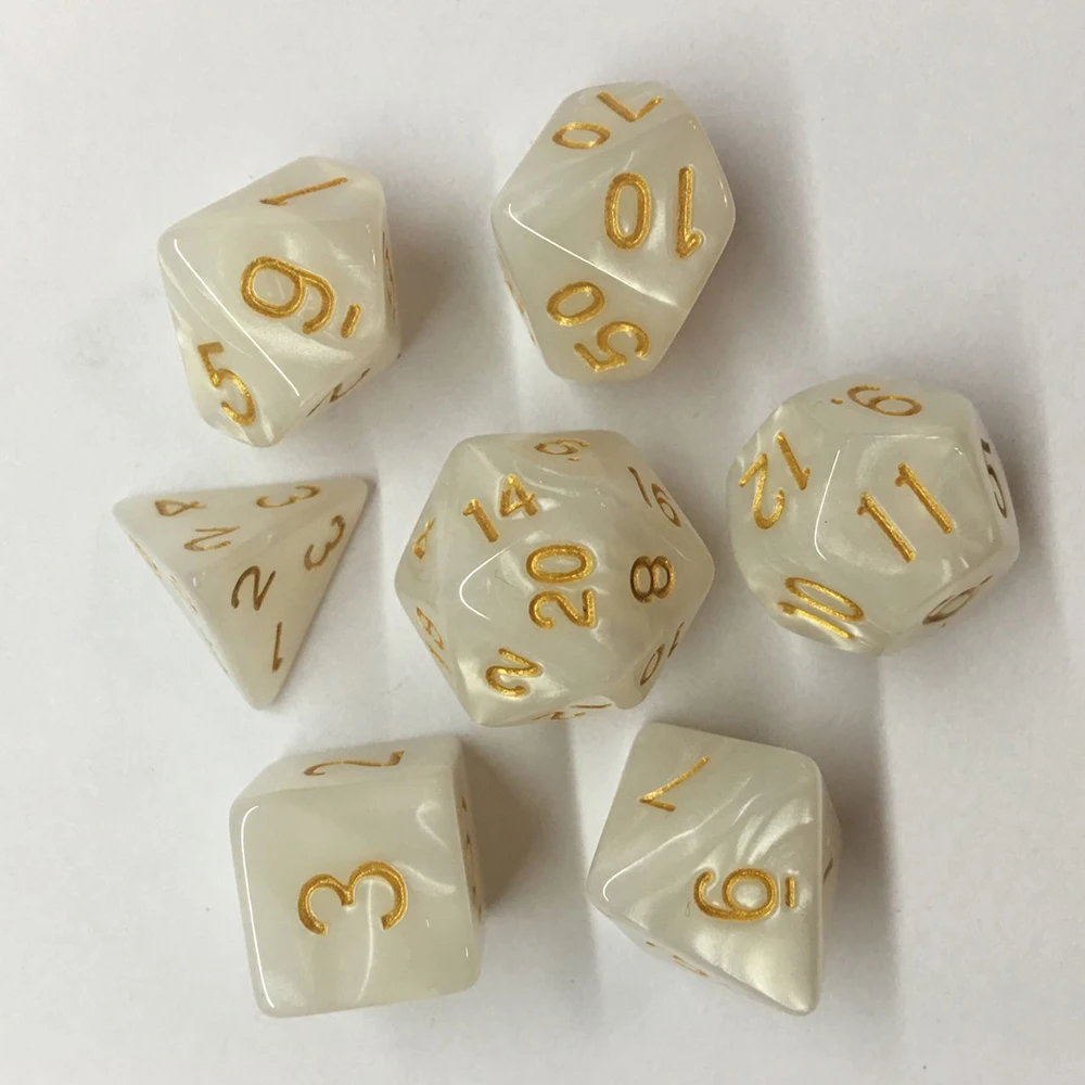 DND TRPG 주사위 혼합 색상 다면체 주사위, D4 D6 D8 D10 D12 D20 게이머 역할 놀이 보드 게임 엔터테인먼트 용품, 세트당 7 개 DND TRPG 주사위 혼합 색상 다면체 주사위, D4 D6 D8 D10 D12 D20 게이머 역할 놀이 보드 게임 엔터테인먼트 용품, 세트당 7 개