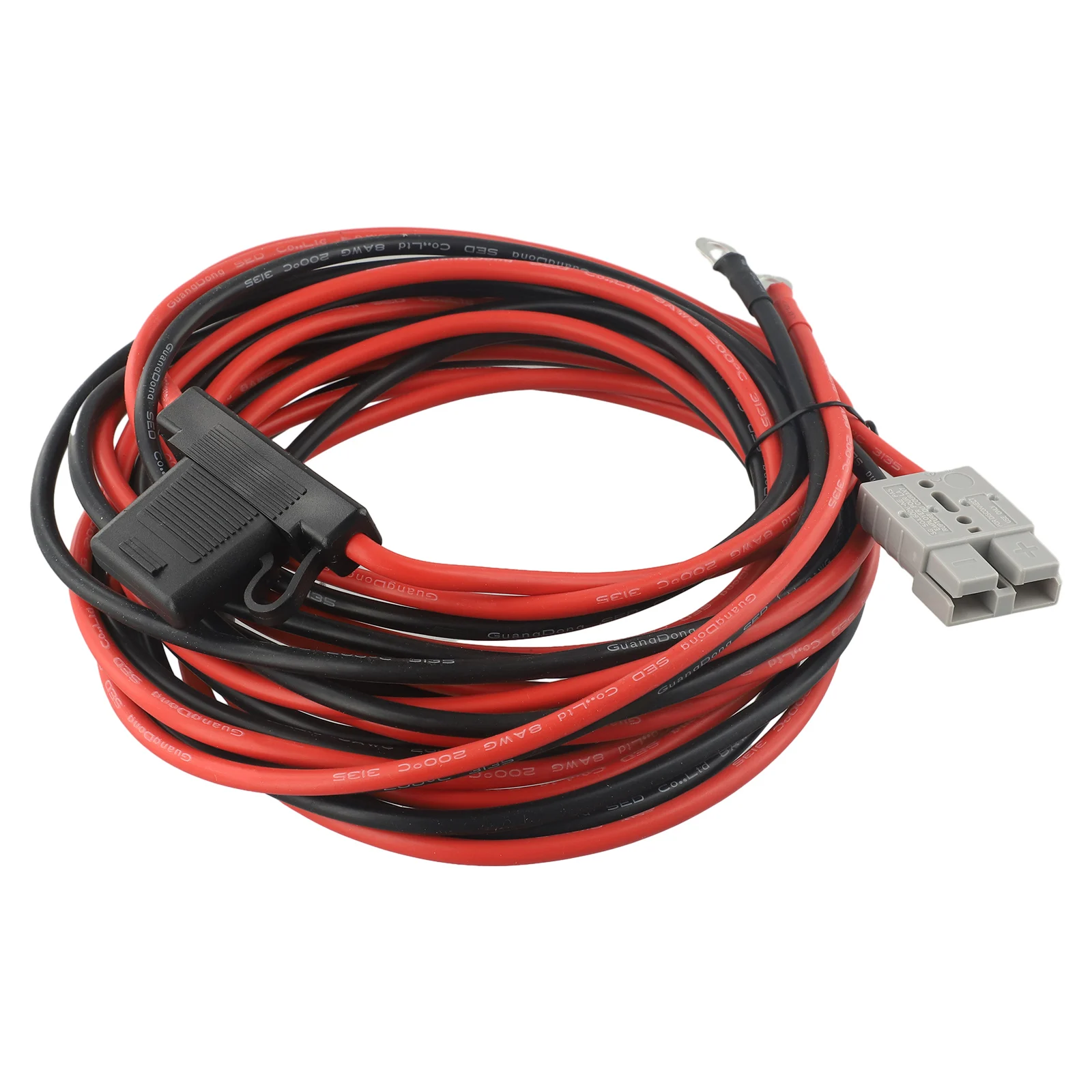 

Convenient Plug & Play 50A Wiring Kit 12V 6m, Weatherproof Jacket for Harsh Conditions, Perfect for Trailer Power Wiring