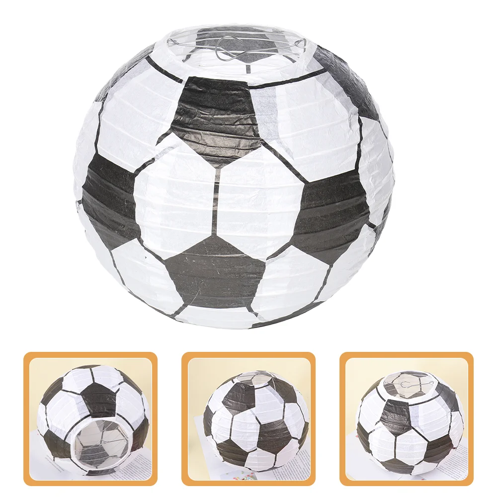 

Детский бумажный фонарь, декоративные подвесные украшения, фонарь для детской комнаты, детского сада, класса (футбол)