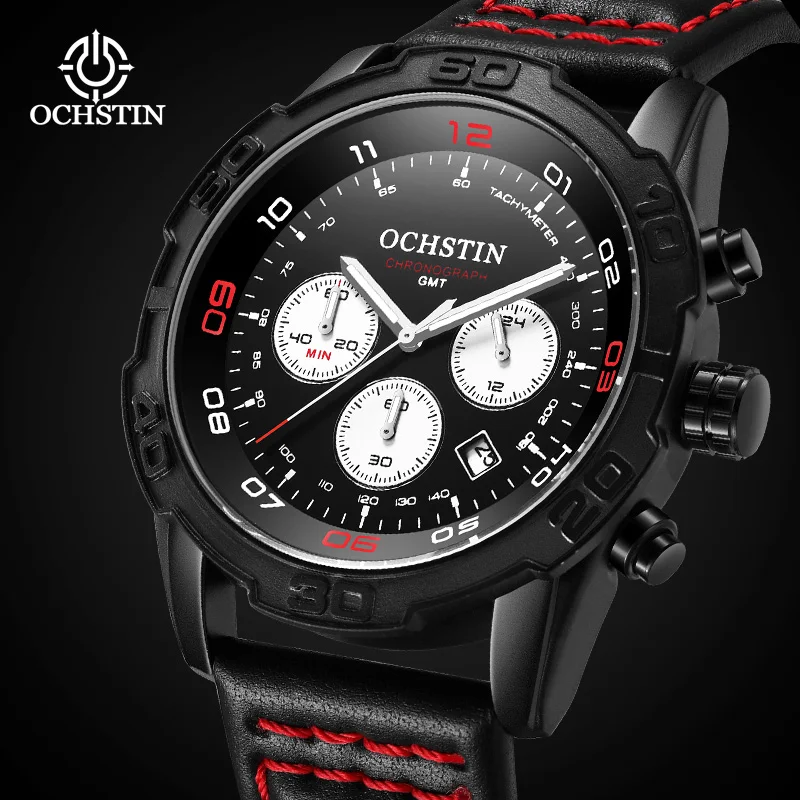 OCHSTIN 2024 hot models innovative nylon series personality trend men's quartz watch multifunction quartz movement watch