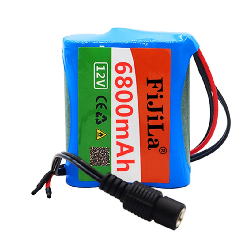 

Free ShippingBatterie Au Lithium 6800, 12 V, 18650 MAh, 3S1P, Avec Chargeur 1a
