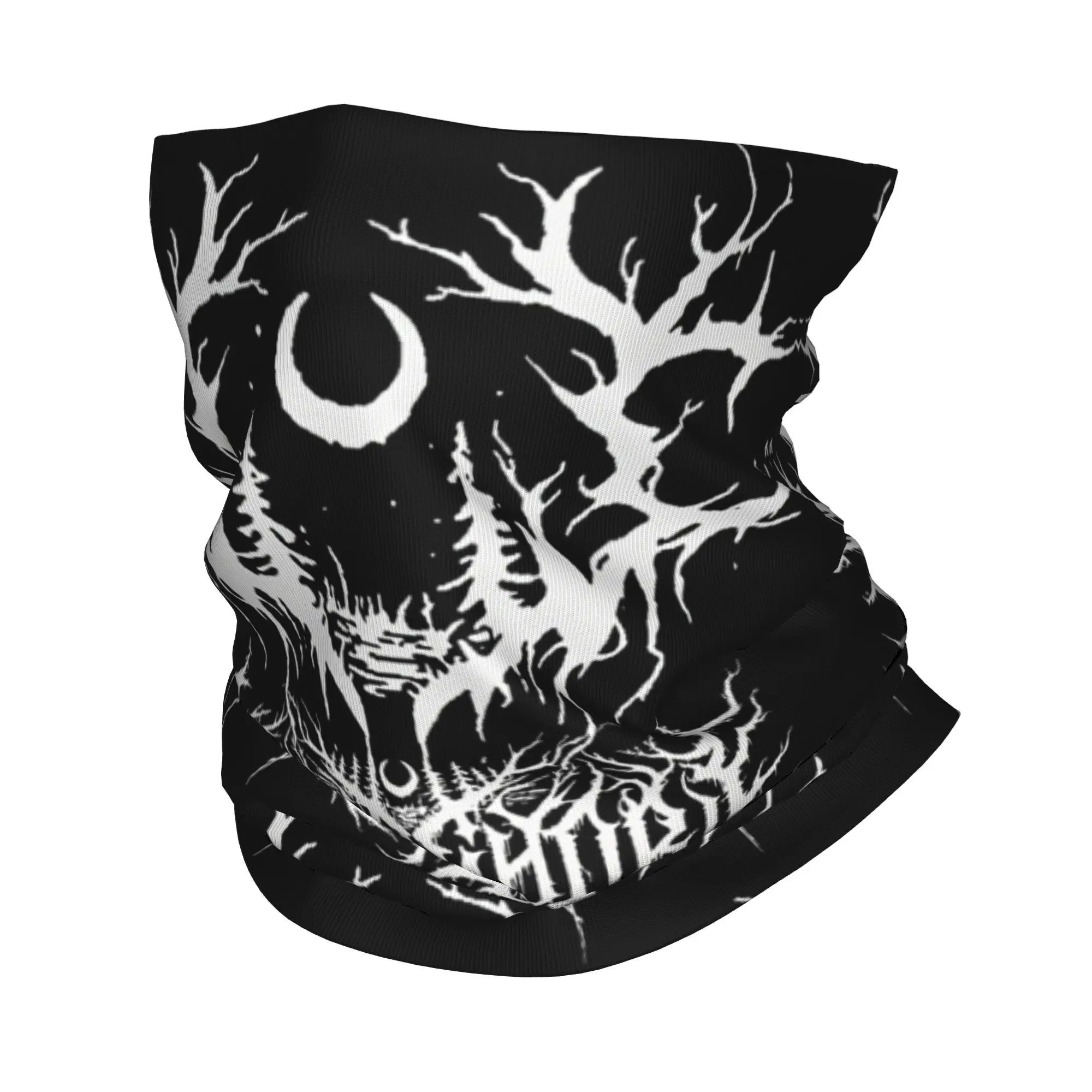 Lornas Death Metal Music Shores Bandana Neck Gaiter UV Protection Face Scarf Cover Women Men Headwear Tube Balaclava