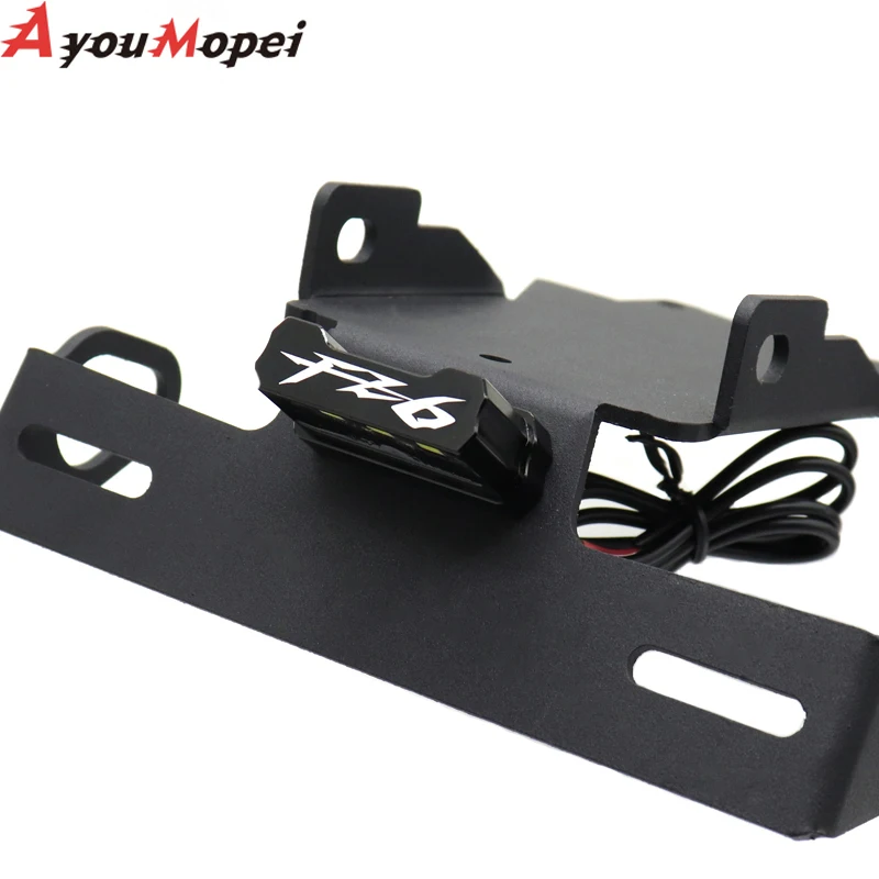 Motorcycle License Plate Holder YAMAHA FZ6 FZ6N FZ6S 2004-2010