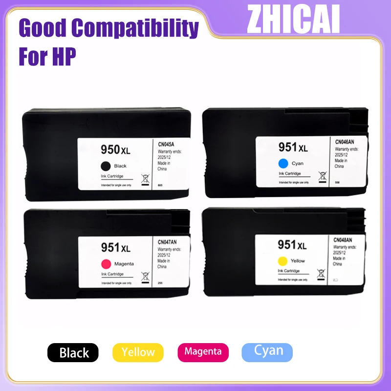 4 Cartucce Compatibili 950XL/951XL Per HP Officejet Pro 8610, 8600, 8100, 8620, 8640