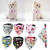 Adjustable Dog Bandanas Large Pet Scarf Pet Cotton Plaid WashableBow Ties Collar Cat Dog Scarf Large Dog Accessories Kerchief 1