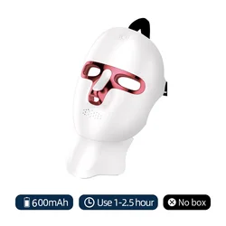 Radiant Glow LED Facial Mask - Anti - Aging & Skin Rejuvenation Therapy (No Box - Face Neck)