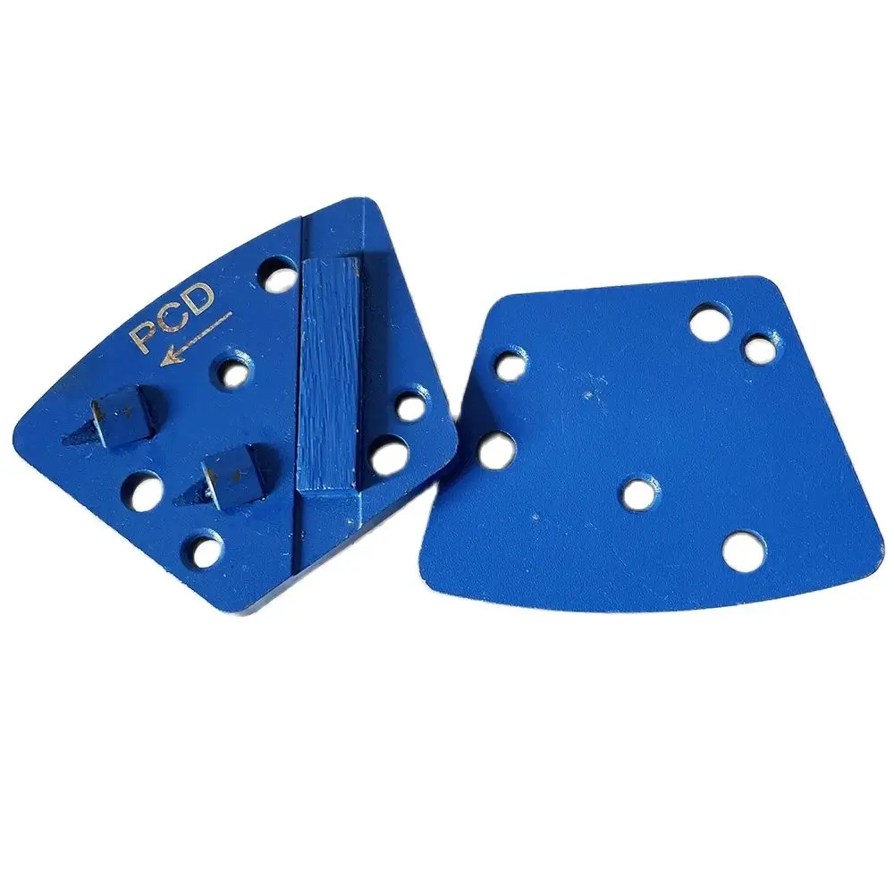 1Pc Trapezoid PCD Metal Pad Diamond Grinding Block For Grinding Marble Stone Concrete Floor And Polishing Terrazzo Floor