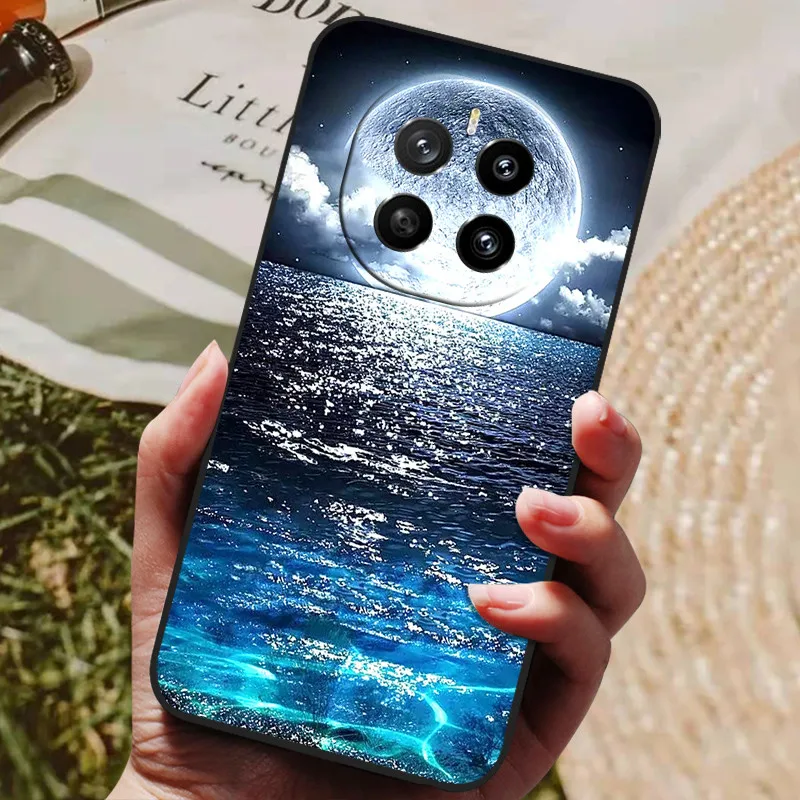 Luxury Painted Silicone Phone Case - Protective Back Cover