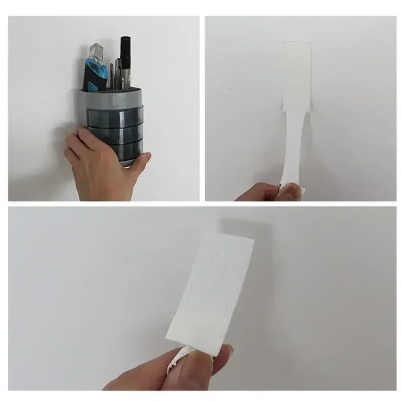 24pcs Tape Double Sided Strips Adhesive Hanging Mounting Picture Wall Stickers Sticky Removable Duty Heavy Pads Sticker Poster