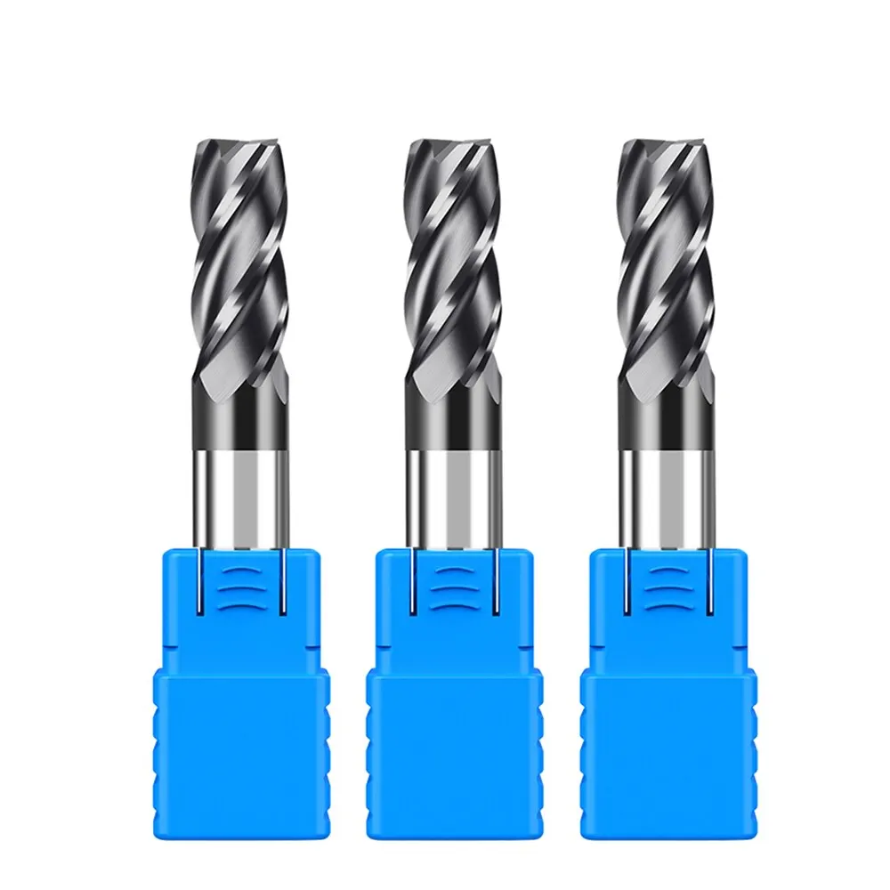 Carbide End Mill 4 Flutes HRC50 Carbide End Mill Alloy Carbide Milling Tungsten Steel Milling Cutter CNC Cutting Tools