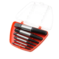 11-Piece Screw and Thread Extractor Tool Set with Storage Box (6PC extractor set)