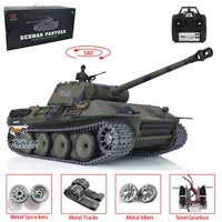 Heng Long RTR 1/16 Scale 7.0 Upgraded Metal Version German Panther V RC Tank 3819 Army BB Shoot Unit Speaker Toys Model TH17288 1
