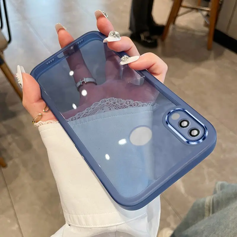 Luxury Soft Bumper Clear Back Phone Case