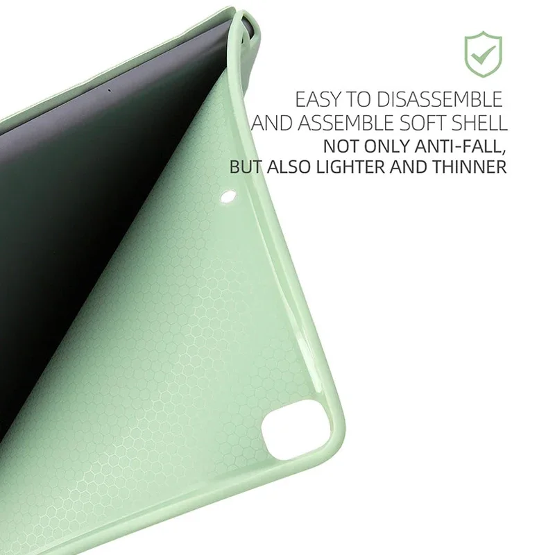Premium Leather Flip Cover Case with Stand and Auto Sleep/Wake Function - Shockproof Protection